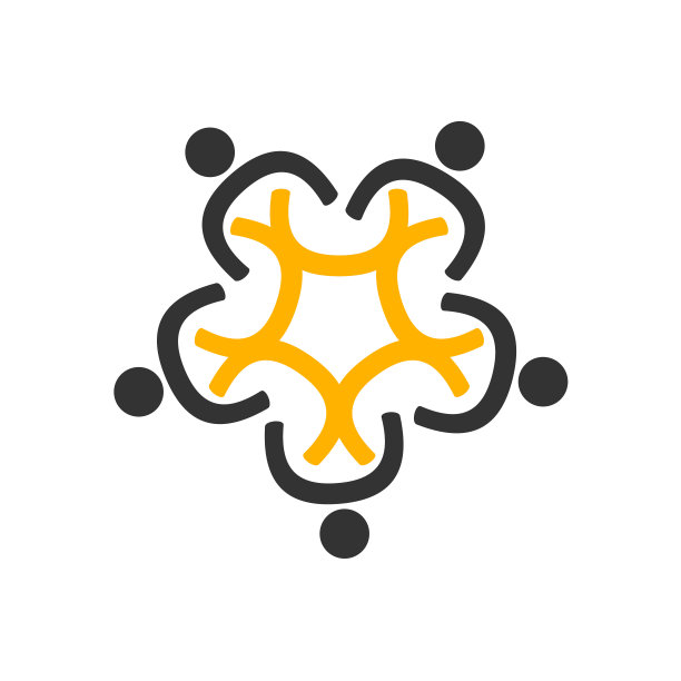 关联标识模板。图标插图品牌标识。孤立而扁平的插图。矢量图形图片下载