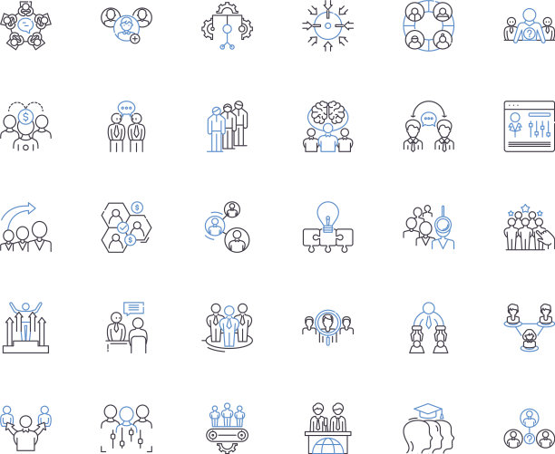 集会线图标收集激动人心的速度图片下载