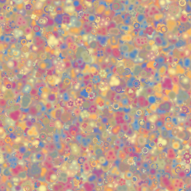 美丽的抽象多色花卉图案与模糊的背景。柔和的颜色。无缝纹理图片下载