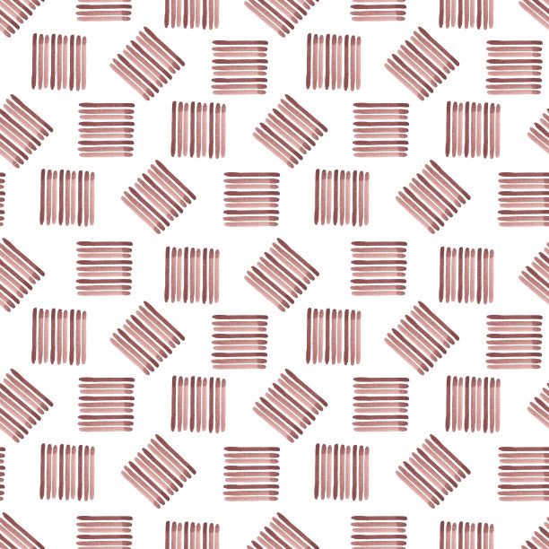 暗粉色条纹无形笔触无缝图案水彩插画，新潮极简概念，简约重复点缀装饰质感，新潮现代液体设计图片下载