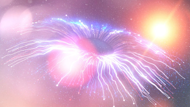 4K分辨率的数字眼波线库存背景图片下载