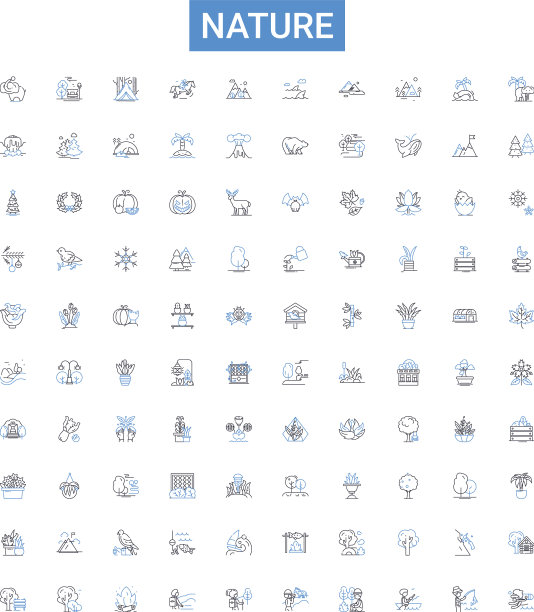 自然轮廓图标收集自然图片下载