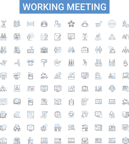 工作会议大纲图标收集会议图片下载