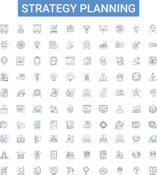 战略规划大纲图标收集图片下载