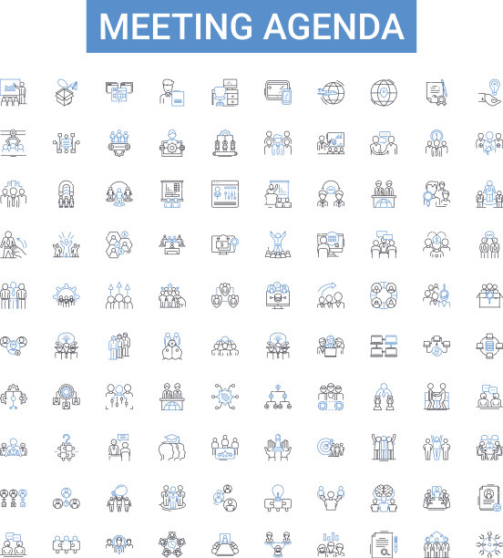 会议议程概述图标收集议程图片下载