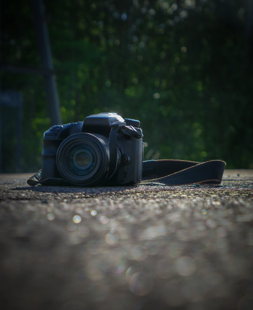 公路上的摄像机特写图片下载