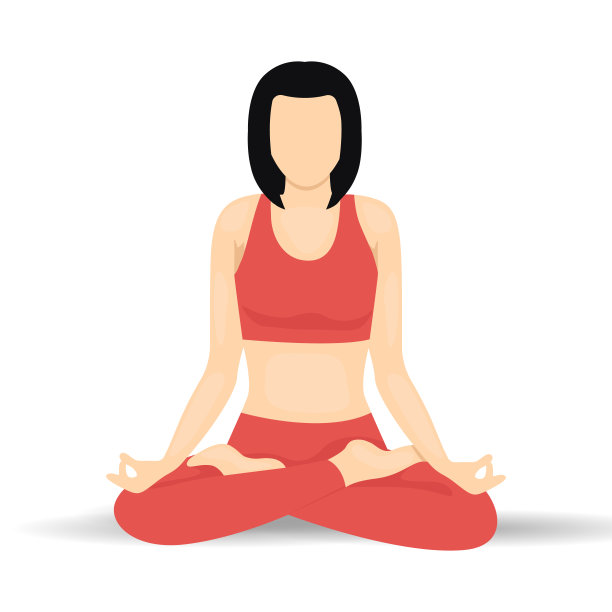 年轻女子练习瑜伽图片下载
