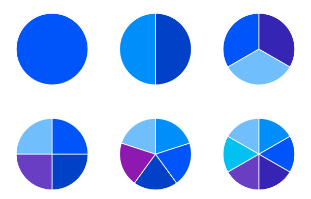 饼图设计变异集图片下载