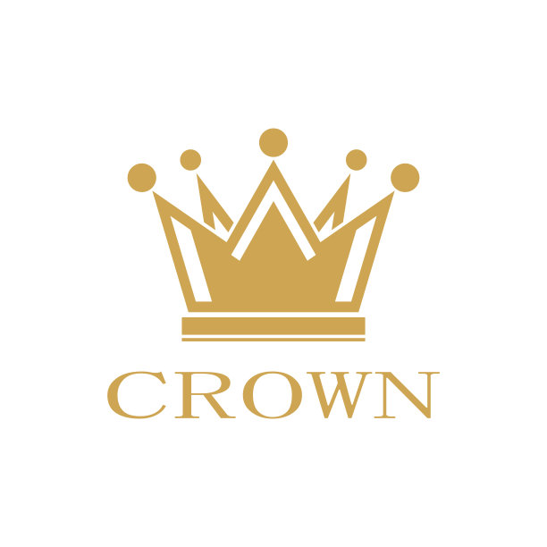 皇冠标志设计矢量插图设计图片下载