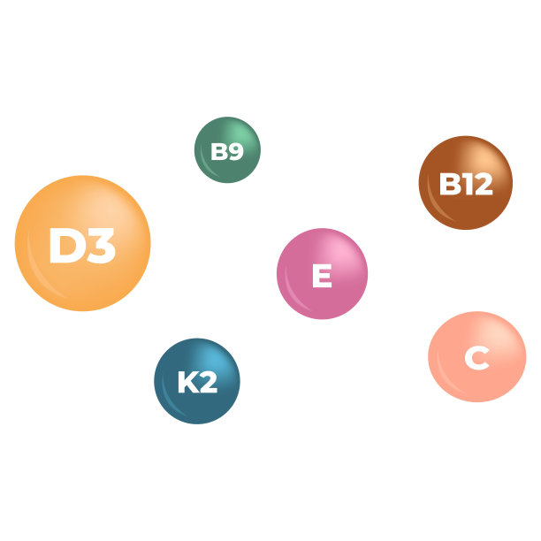 维生素复杂。复合维生素胶囊。向量图片下载