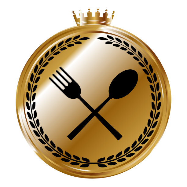 奢侈餐具的标志图片下载