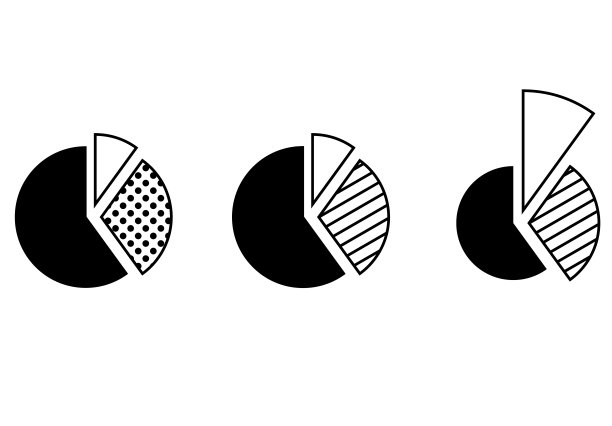 饼图设计变异集图片下载