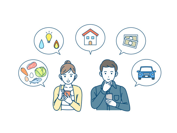 一男一女用智能手机确认付款图片下载