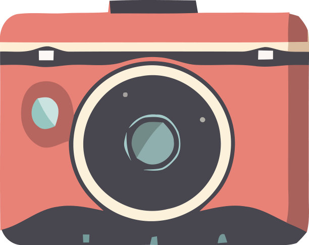 粉色相机仿古摄影主题图片下载