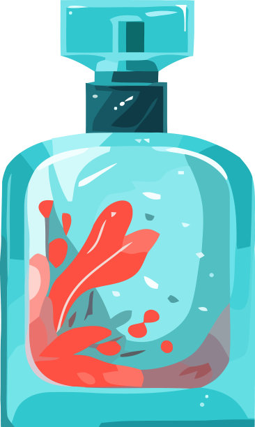 有机香水蓝瓶图标图片下载