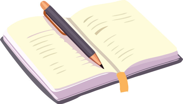 笔记本页与笔供应图片下载