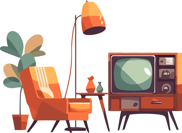 现代化的公寓，有时尚的装饰和设备图片下载