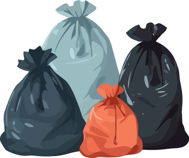 一堆粗麻袋象征着工业图片下载