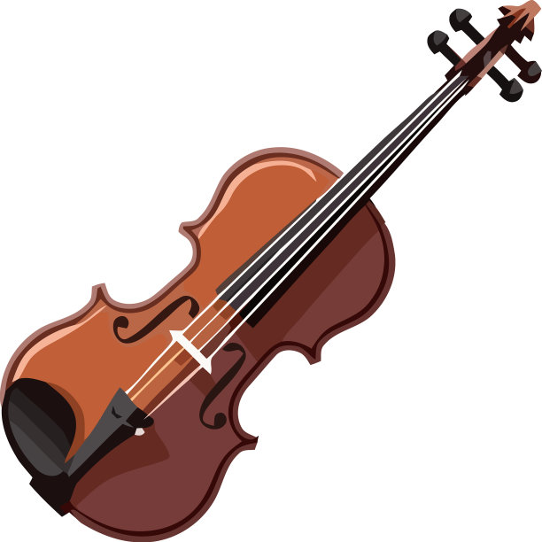 交响乐中的古典小提琴弦乐器图片下载