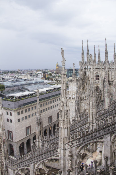 意大利米兰全景图。图片下载