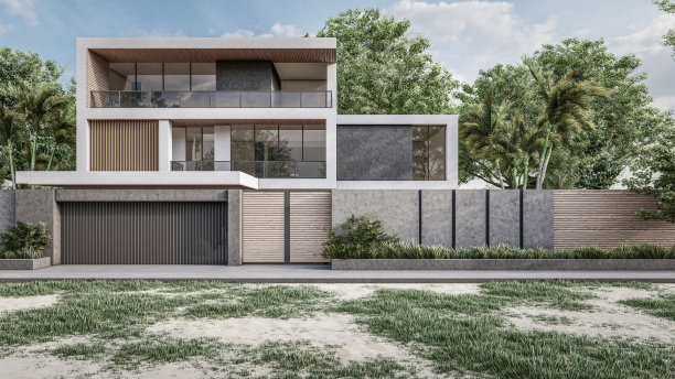 建筑3D渲染图图片下载