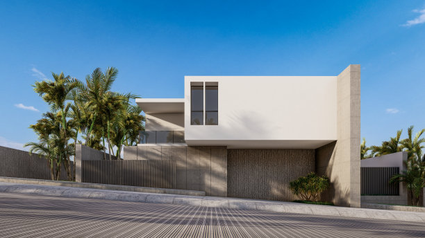 建筑3D渲染图图片下载