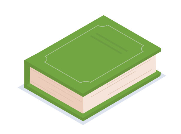 等距书概念图片下载