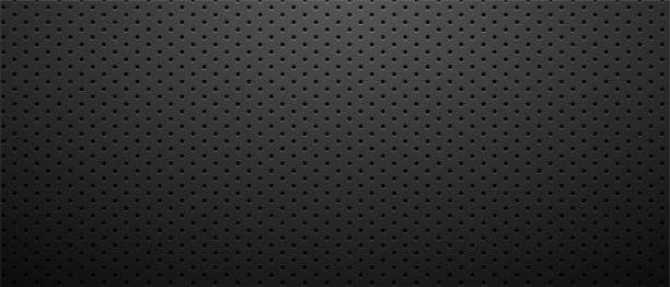 深色背景碳钢金属穿孔图片下载