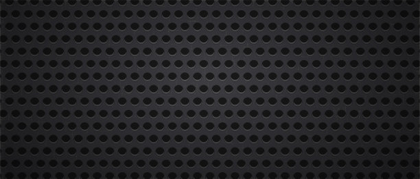 暗背景孔金属穿孔矢量图片下载