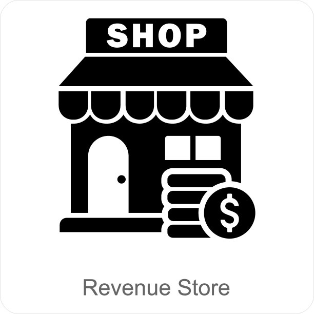 收入商店和商店图标的概念图片下载