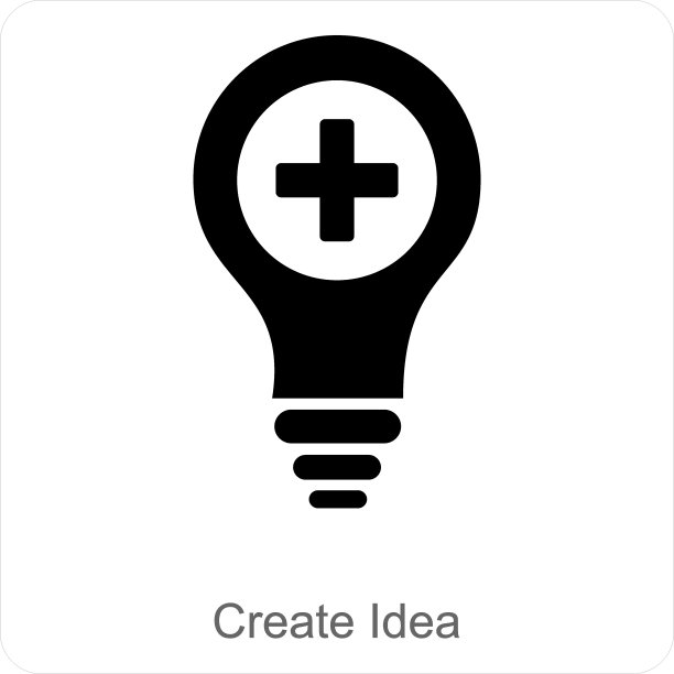 创建想法和想法图标概念图片下载