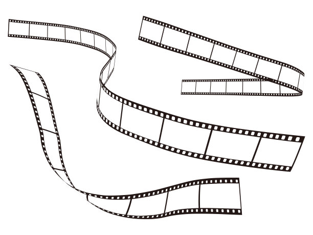 负片插图材料。电影的电影。图片下载