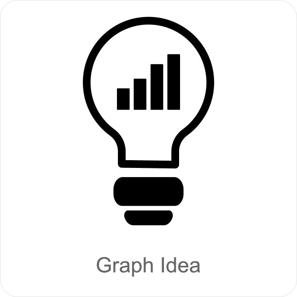 图表创意和创意图标概念图片下载