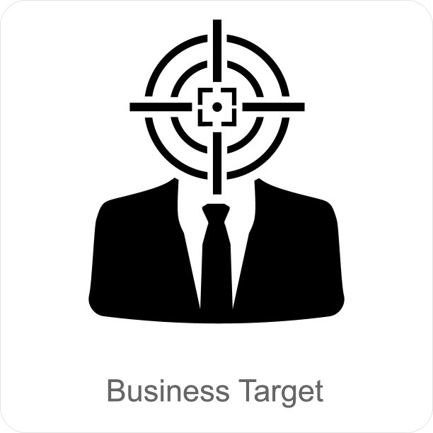 商业目标图标概念图片下载