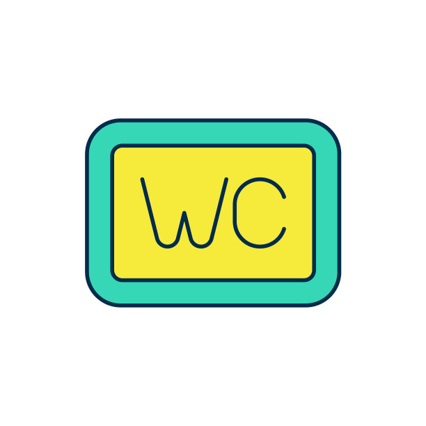 厕所图标孤立的白色背景。WC的迹象。卫生间。向量图片下载