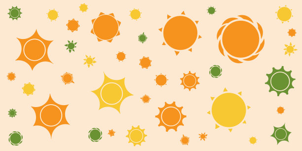 太阳符号图案背景图片下载