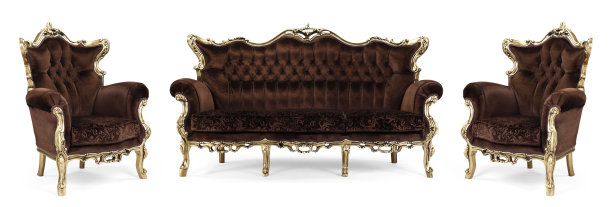 经典家具，经典沙发和扶手椅图片下载