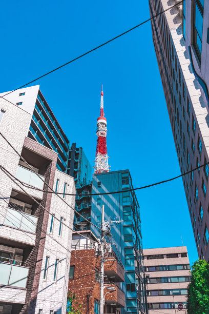 东京电力高压电塔图片下载