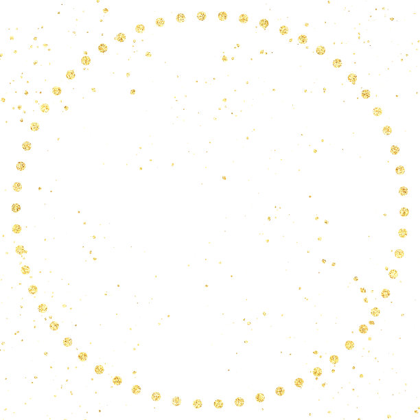 金碧辉煌的金色框架材料图片下载