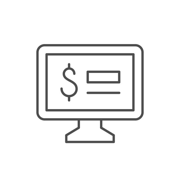 金融网站线性图标图片下载