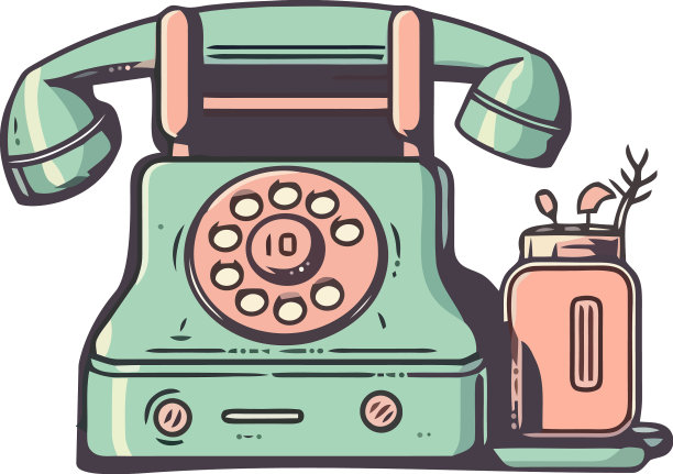 老式转盘电话连接怀旧和图片下载