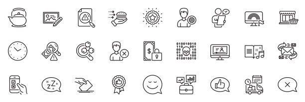 图标包作为支持茶壶和市场线图片下载