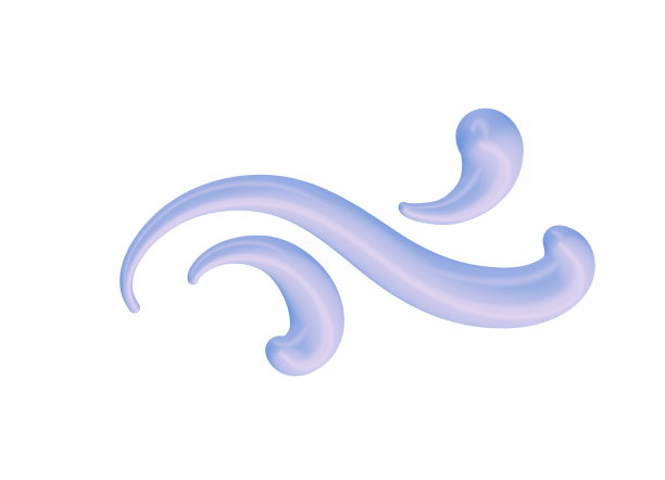 三维抽象复古线条优雅的角落分隔和分隔，漩涡装饰点缀与剪贴路径隔离。花线细丝设计元素。为邀请，网页或菜单页面插图蓬勃发展的卷曲元素图片下载