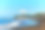 海滩和雪山的美景映衬着清晨湛蓝的天空图片下载