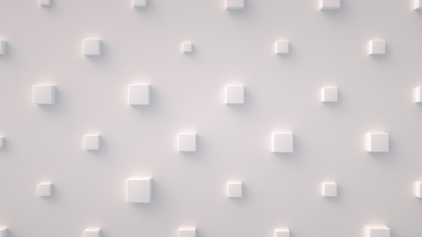 抽象的背景与立方体在轻象牙，瓷表面。图片下载