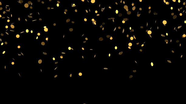 落下的硬币或金钱金色的雨背景图片下载