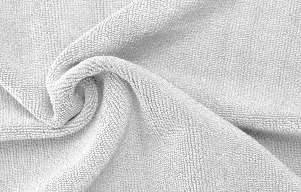 褶皱的蓝色超纤布纹理图片下载