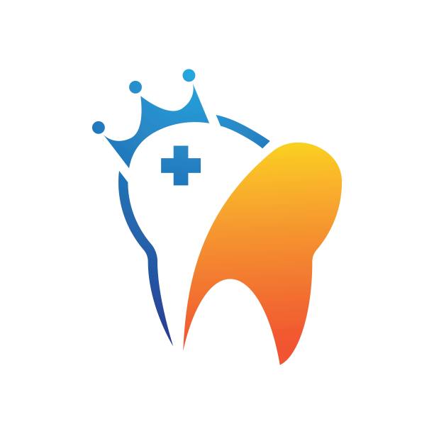 牙科标志模板矢量图标图片下载
