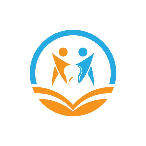 牙科标志模板矢量图标图片下载