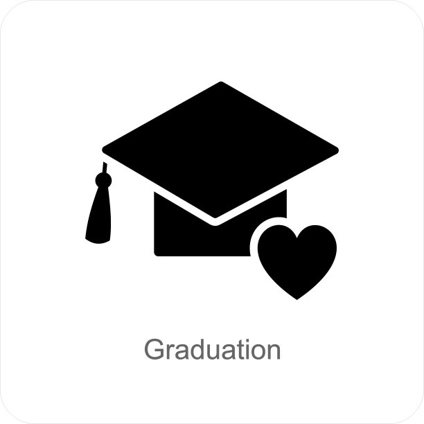 毕业与学位图标概念图片下载